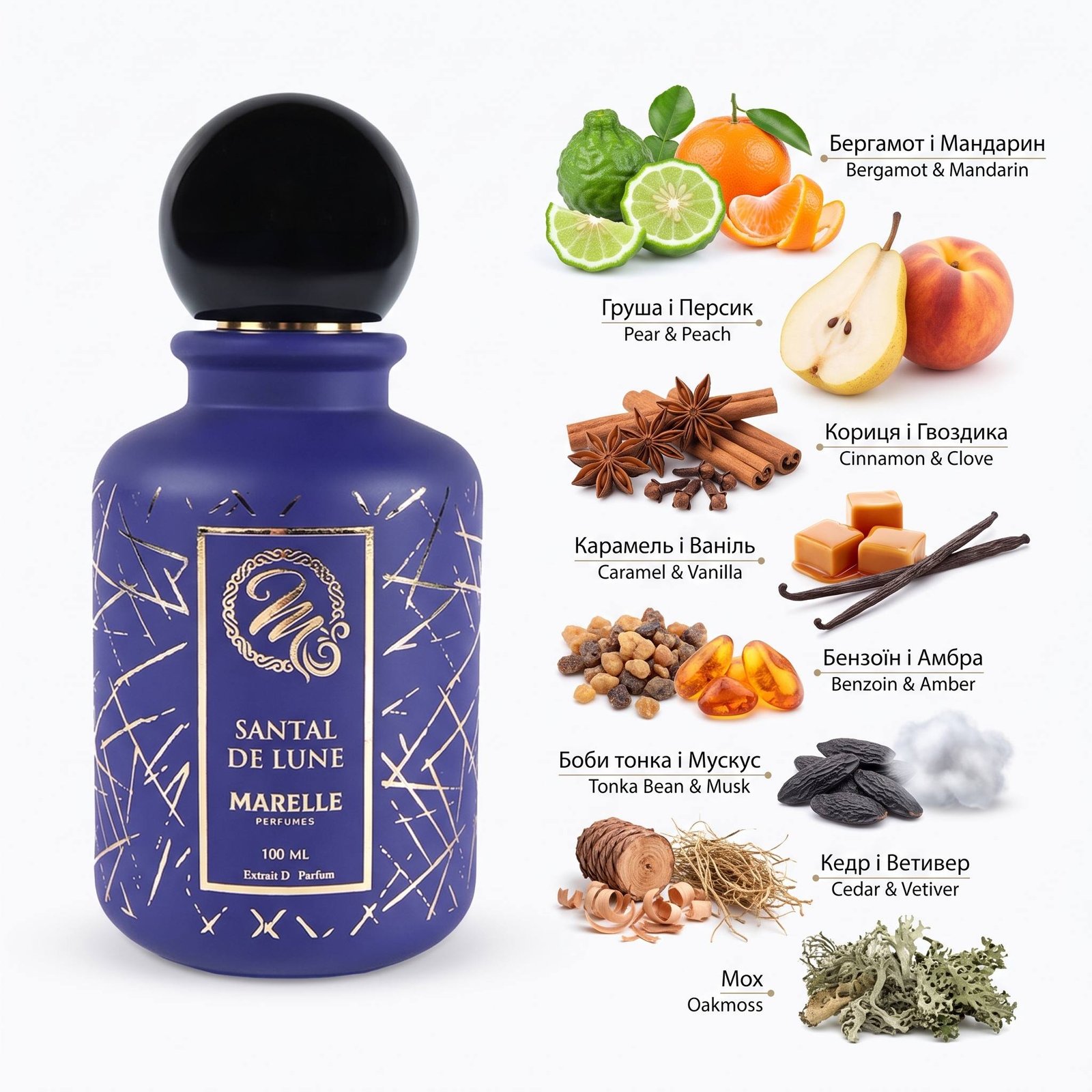 Marelle Perfumes Santal de Lune 11 Marelle Perfumes Santal de lune (ЗАЛИШОК 10 мл) - Зображення 1